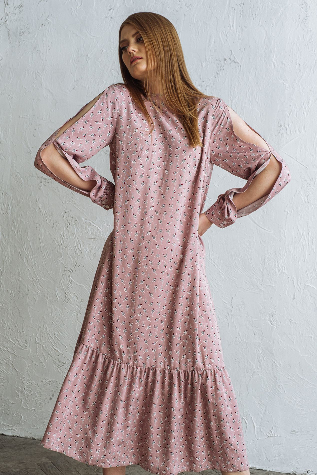 Платья VOVK модель 08756 троянди Фото