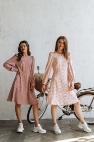Платья VOVK модель 09685 троянди Фото