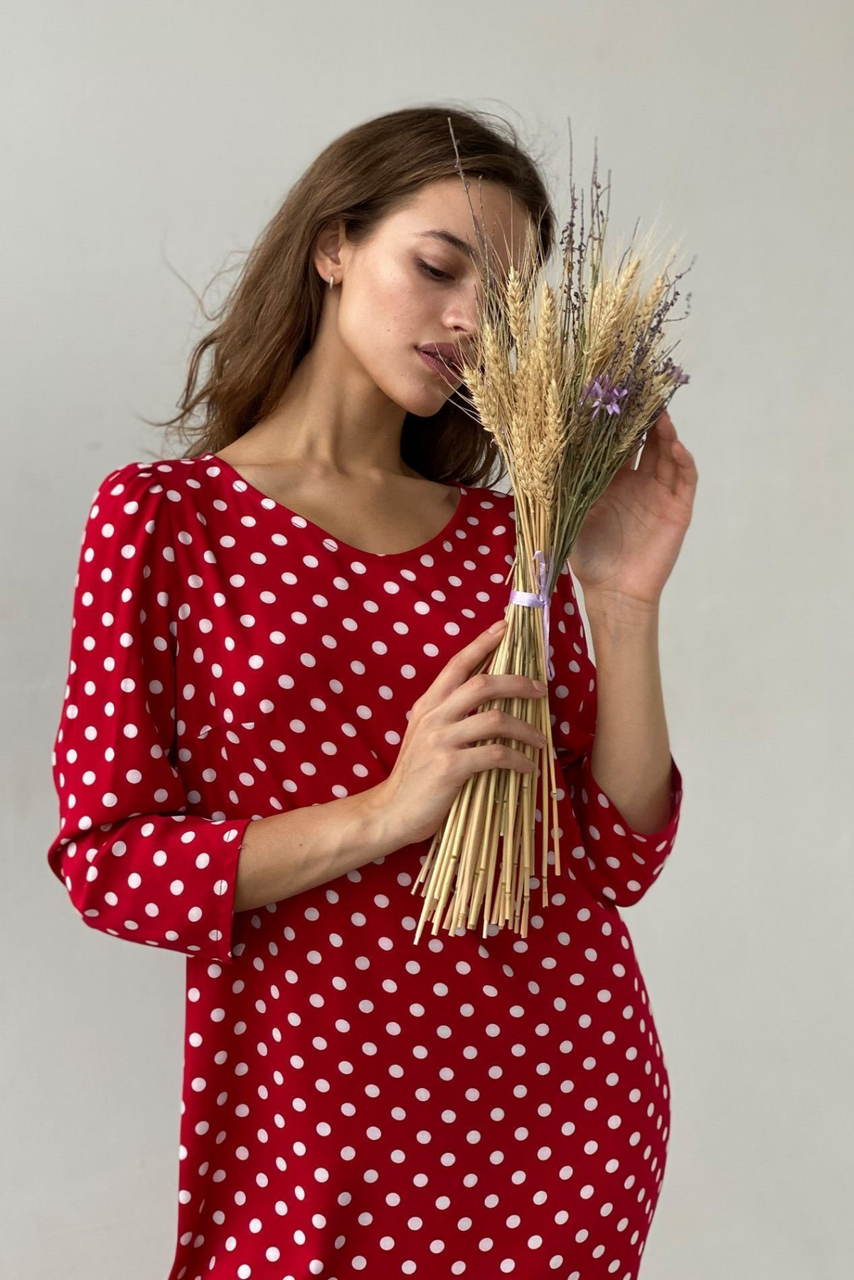 Платья VOVK модель 08825 горох Фото