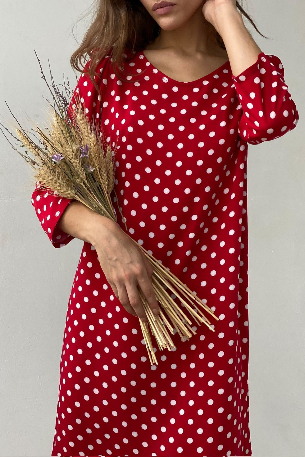 Платья VOVK модель 08825 горох Фото