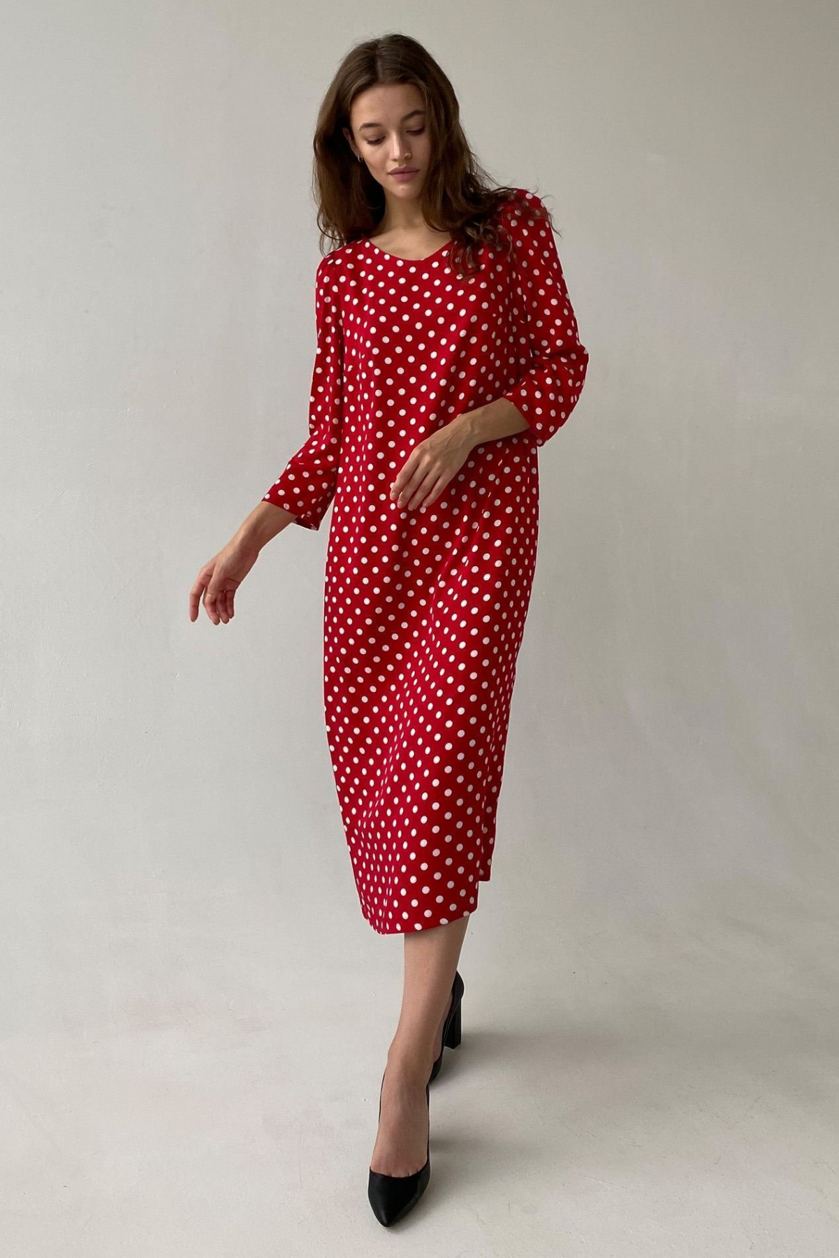 Платья VOVK модель 08825 горох Фото