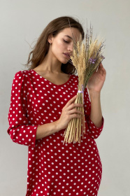 Платья VOVK модель 08825 горох Фото