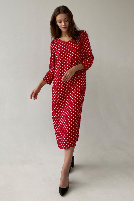 Платья VOVK модель 08825 горох Фото