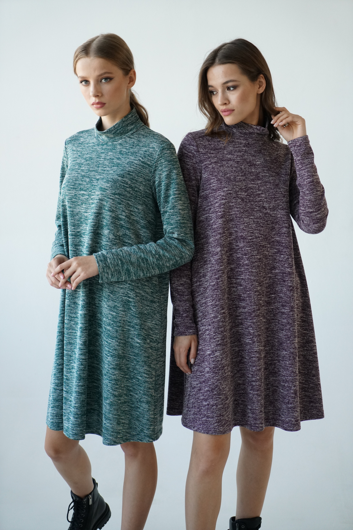 Платья VOVK модель 09692 меланж Фото