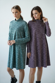 Платья VOVK модель 09692 меланж Фото