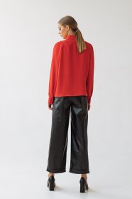 Блуза с длинным руквом VOVK модель 07692 кораловий Фото