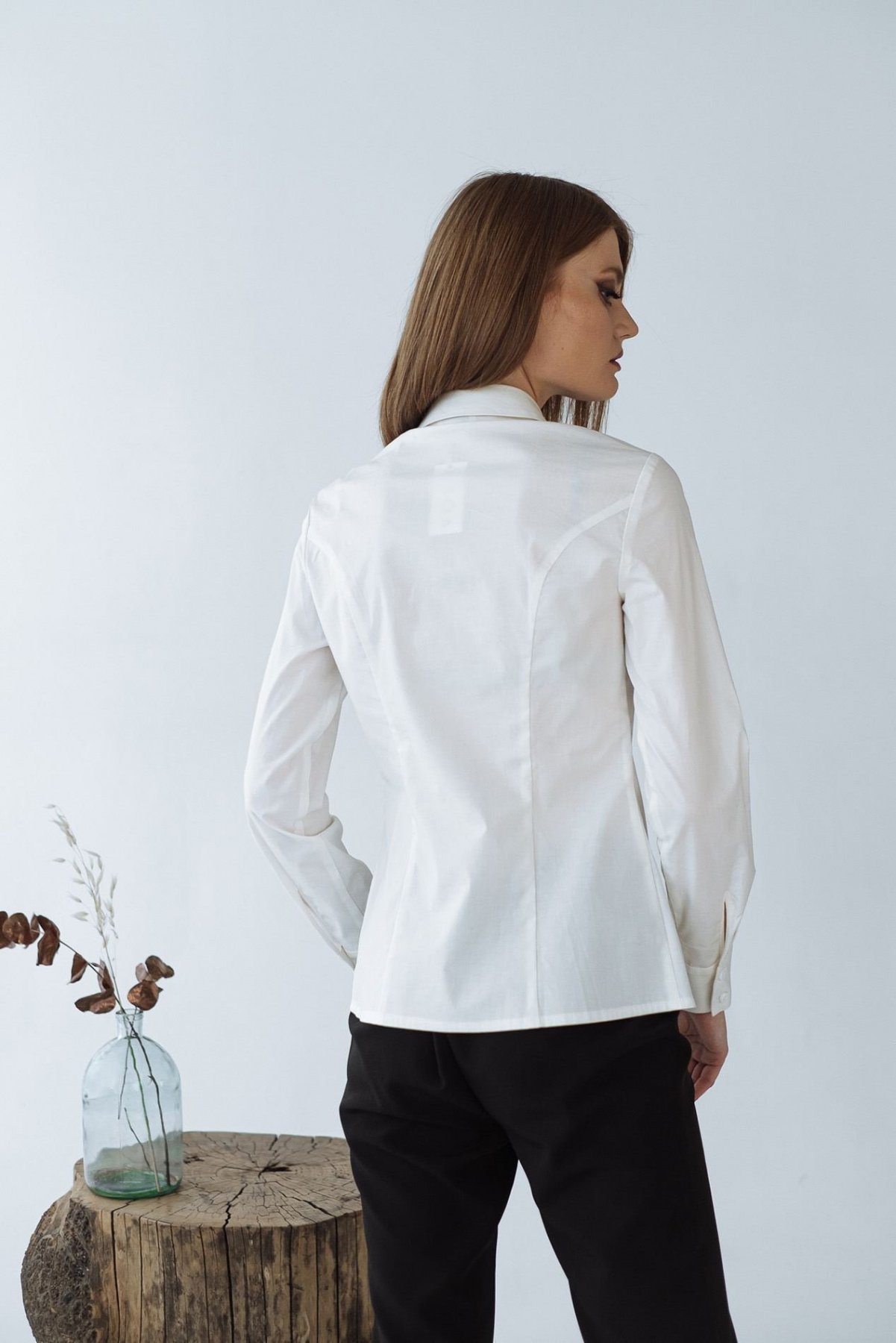 Блуза с длинным руквом VOVK модель 07792 молочний Фото