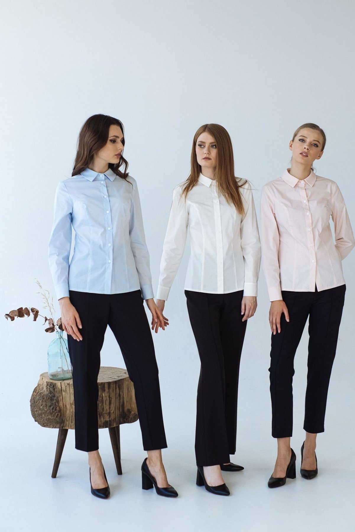 Блуза с длинным руквом VOVK модель 07792 молочний Фото