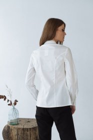 Блуза с длинным руквом VOVK модель 07792 молочний Фото