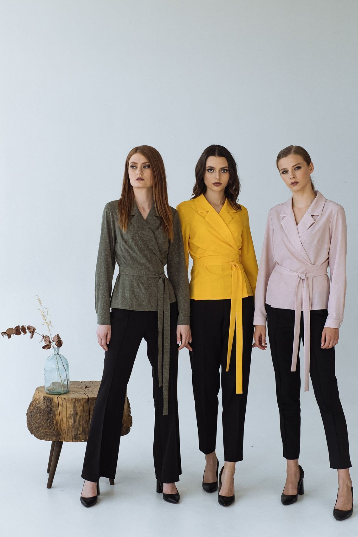 Блуза с длинным руквом VOVK модель 09334 горох Фото