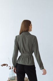 Блуза с длинным руквом VOVK модель 09334 горох Фото