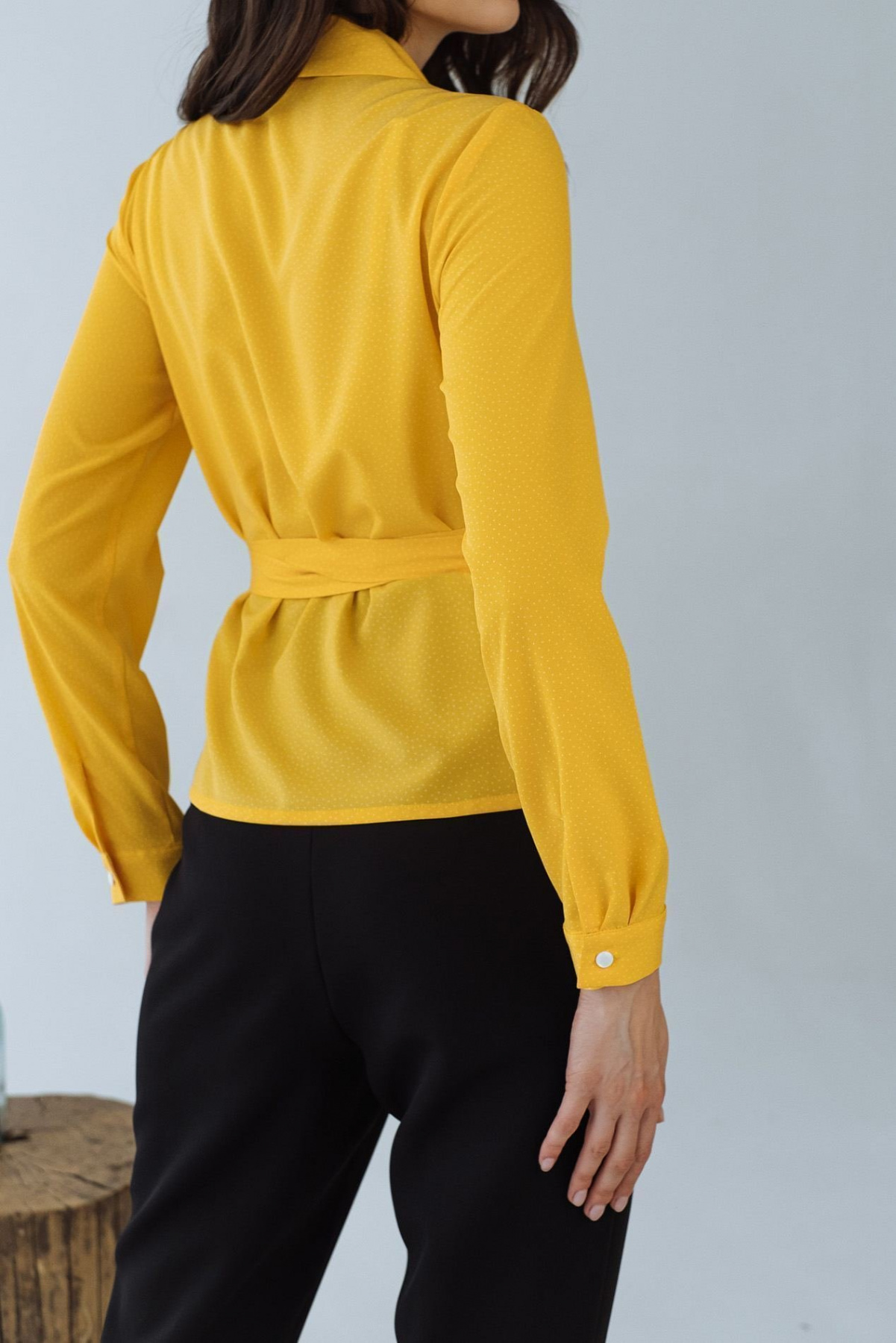 Блуза з довгим рукаом VOVK модель 09335 горох Фото