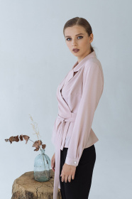 Блуза с длинным руквом VOVK модель 09336 горох Фото