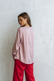 Блуза с длинным руквом VOVK модель 09686 троянди Фото