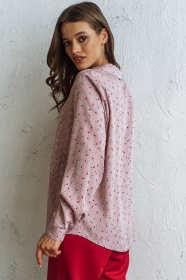Блуза с длинным руквом VOVK модель 09686 троянди Фото