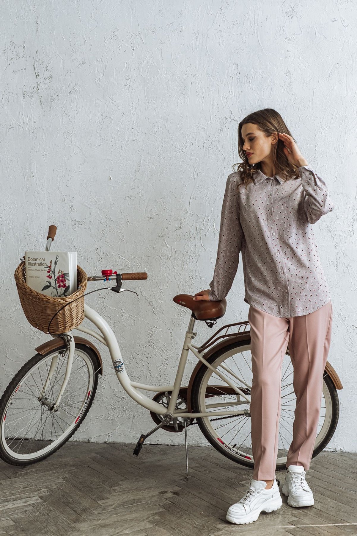 Блуза с длинным руквом VOVK модель 09688 сірий Фото