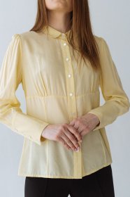 Блуза с длинным руквом VOVK модель 07426 лимонний Фото