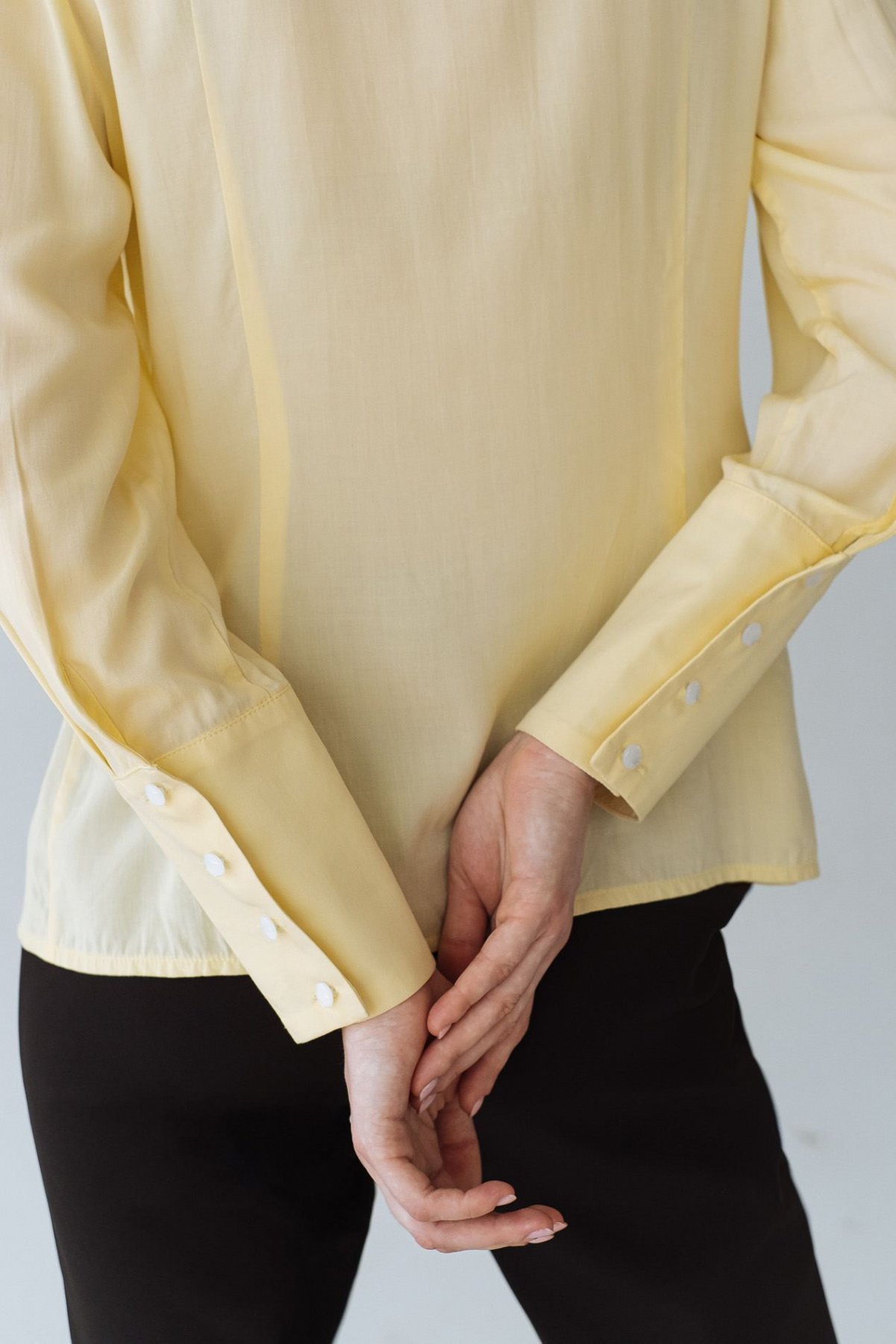 Блуза з довгим рукаом VOVK модель 07426 лимонний Фото