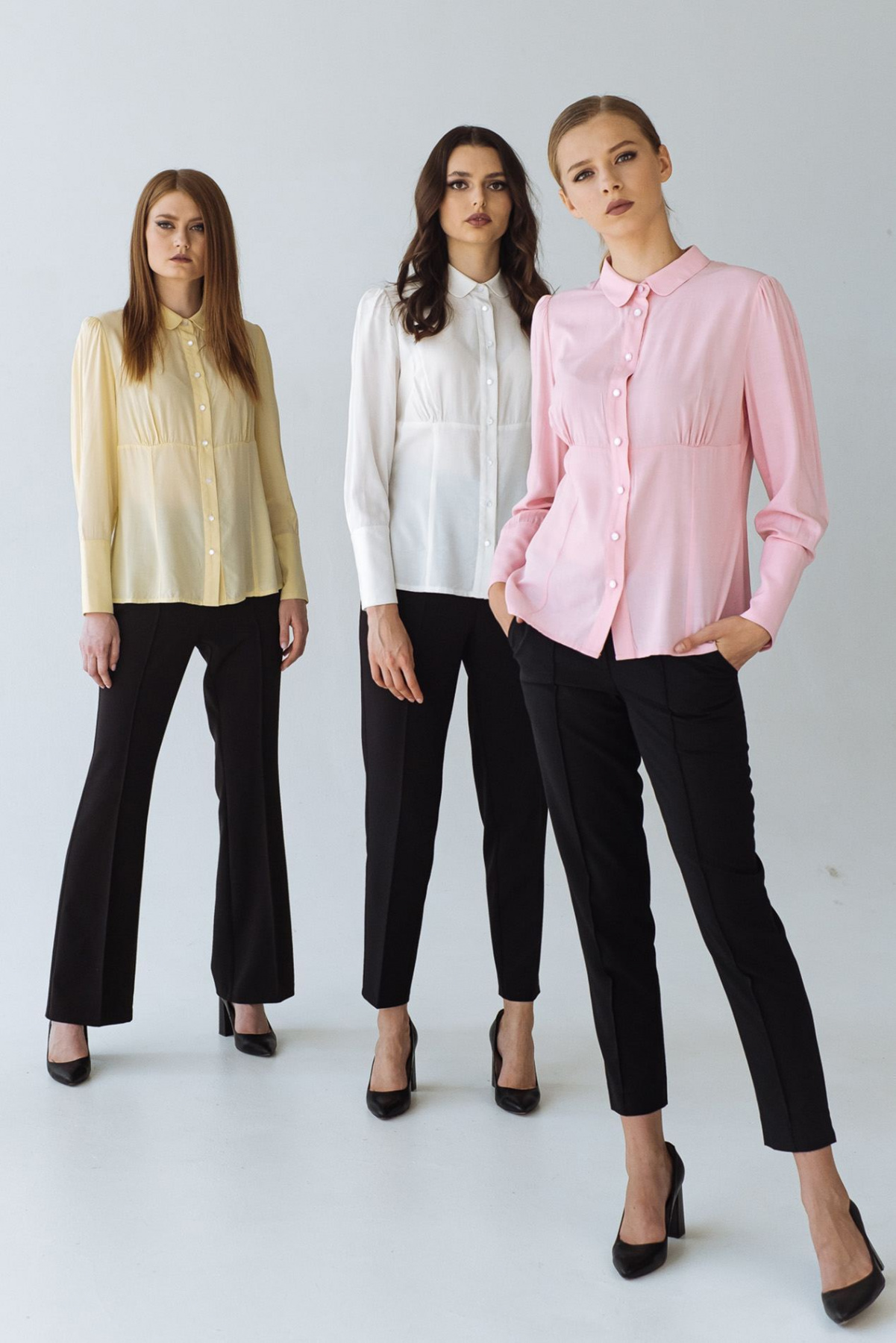 Блуза с длинным руквом VOVK модель 08229 молочний Фото