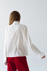 Блуза с длинным руквом VOVK модель 09308 молочний Фото