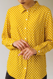 Блуза з довгим рукаом VOVK модель 09586 горох Фото