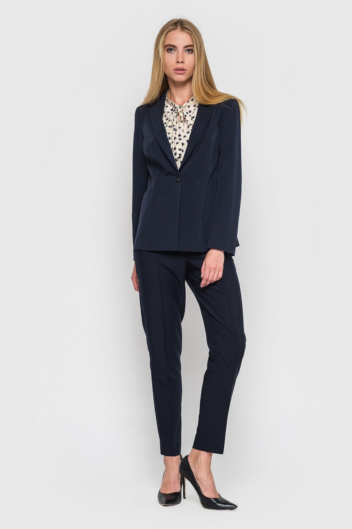 Повсякденні штани VOVK модель 01071 темно-синій Фото