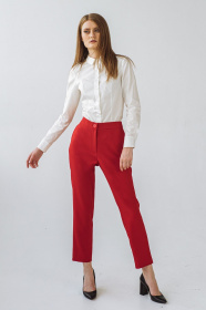Штани повсякденні VOVK модель 09651 червоний Фото