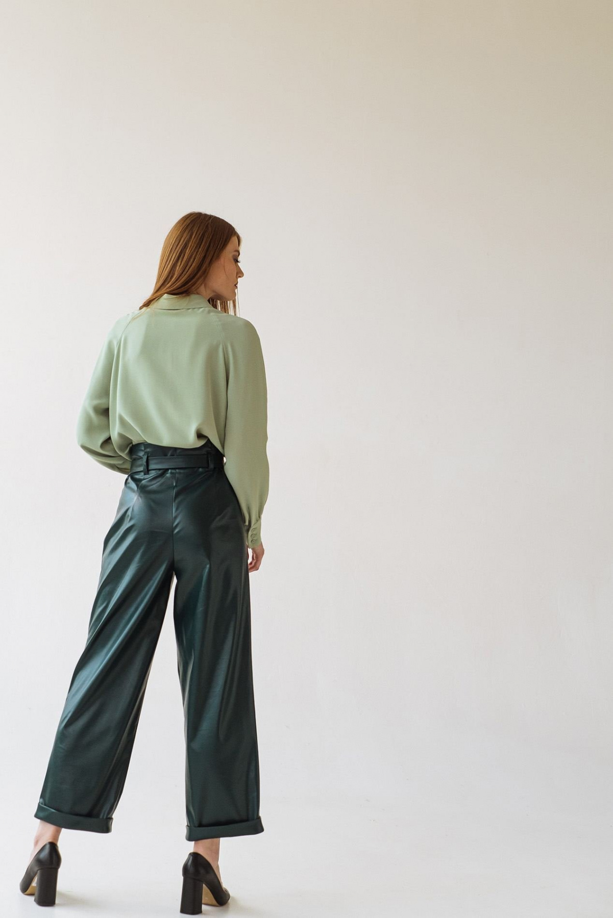 Брюки повседневные VOVK модель 07734 смарагдовий Фото