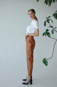 Брюки повседневные VOVK модель 09794 карамельний Фото