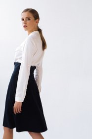 Юбки VOVK модель 07587 темно-синій Фото