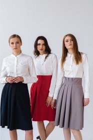 Юбки VOVK модель 07587 темно-синій Фото