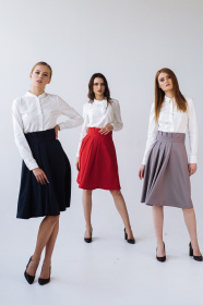 Юбки VOVK модель 07588 червоний Фото