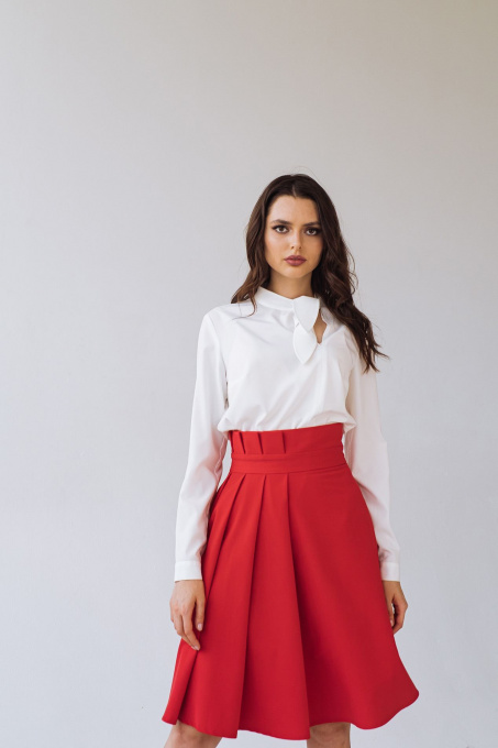Спідниці VOVK модель 07588 червоний Фото