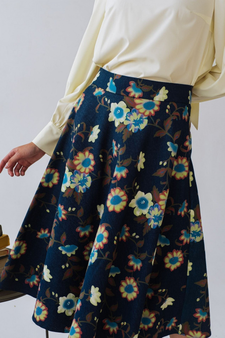 Спідниці VOVK модель 09437 квіти Фото