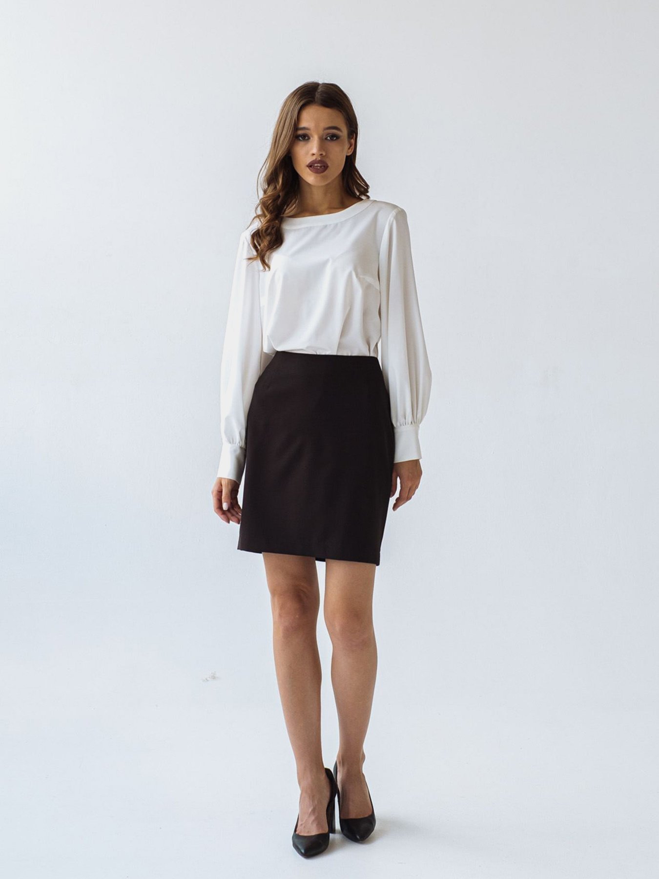 Юбки VOVK модель 09521 чорний Фото