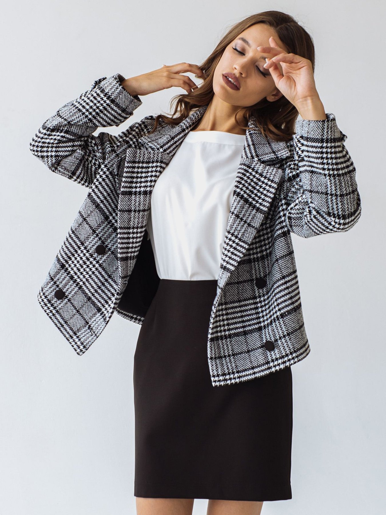 Юбки VOVK модель 09521 чорний Фото