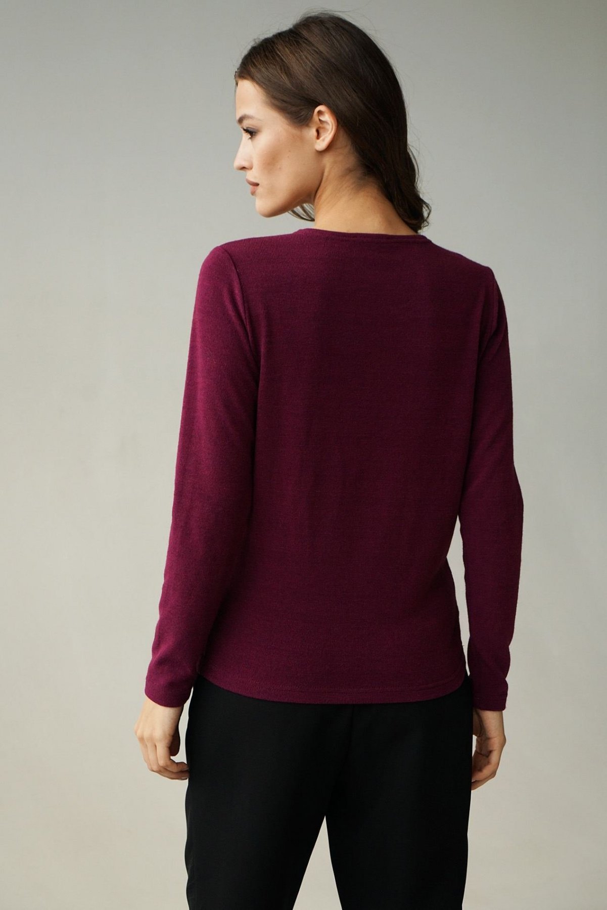 Джемпер VOVK модель 07759 ягідний Фото