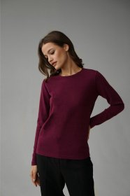 Джемпер VOVK модель 07759 ягідний Фото
