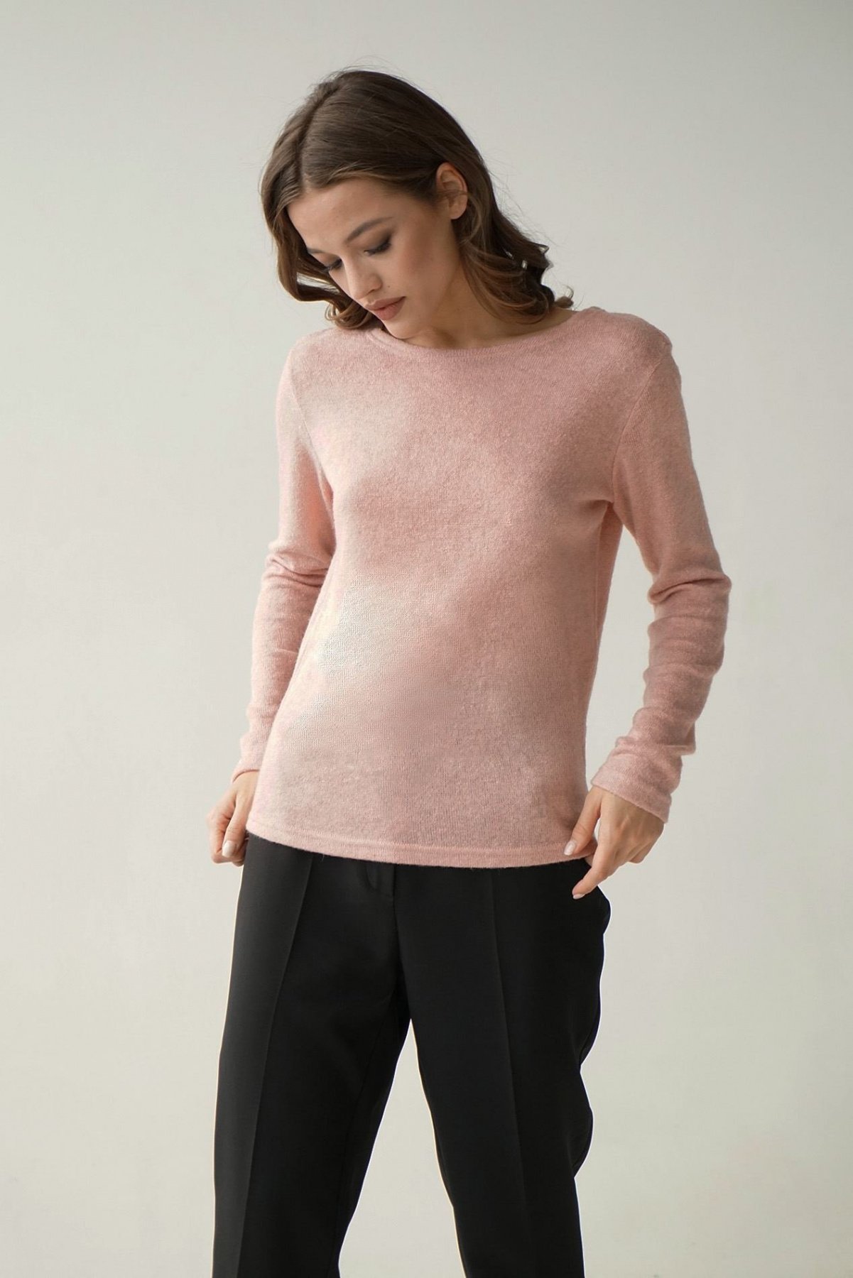 Джемпер VOVK модель 07758 пудровий Фото