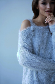 Джемпер VOVK модель 09323 графітовий Фото