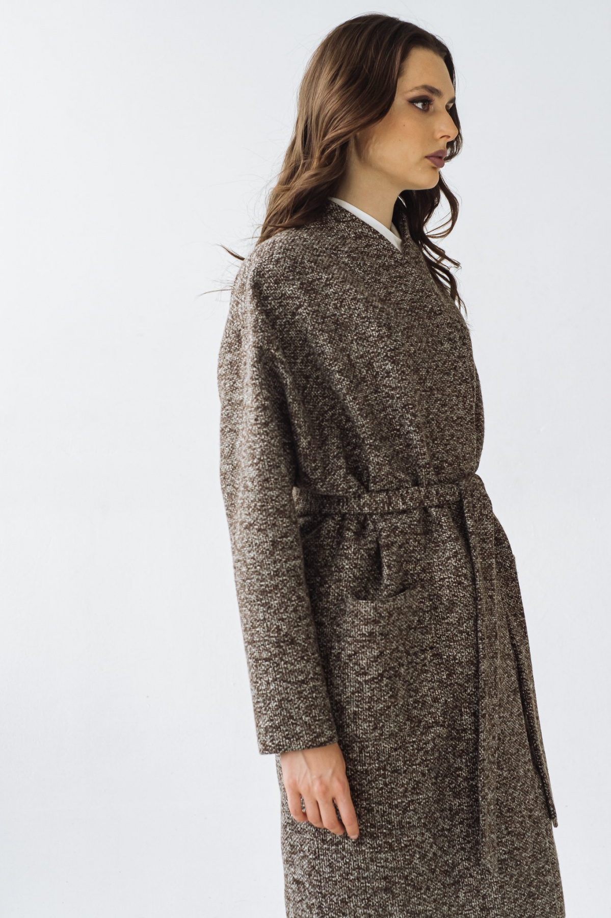 Пальто VOVK модель 09315 меланж Фото