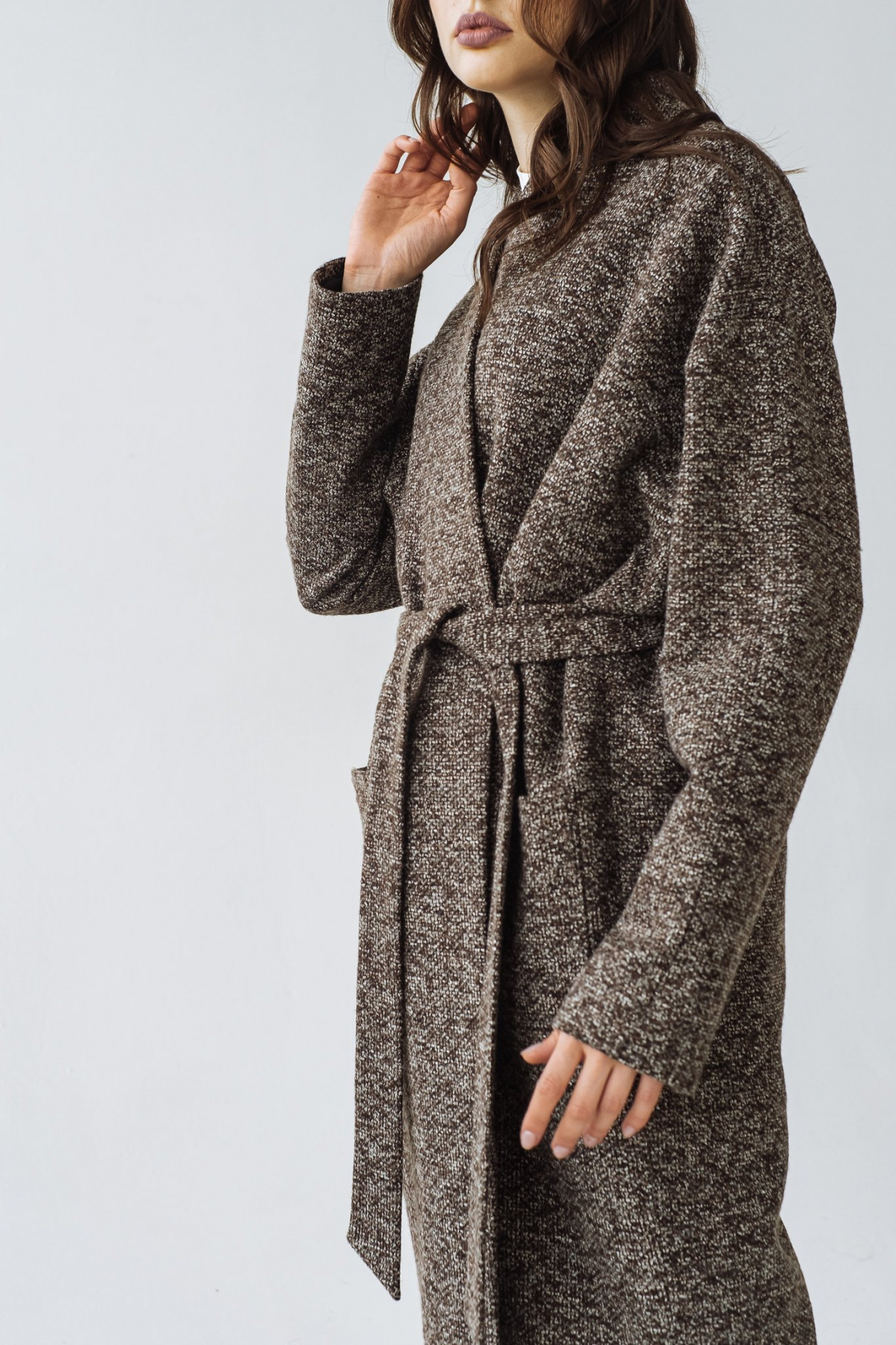 Пальто VOVK модель 09315 меланж Фото