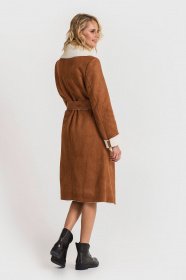 Пальто VOVK модель 04934 коричневий Фото
