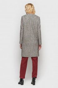 Пальто VOVK модель 02621 молочний Фото