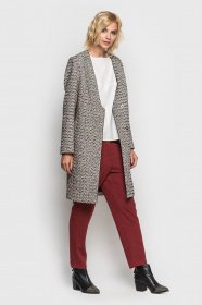 Пальто VOVK модель 02621 молочний Фото