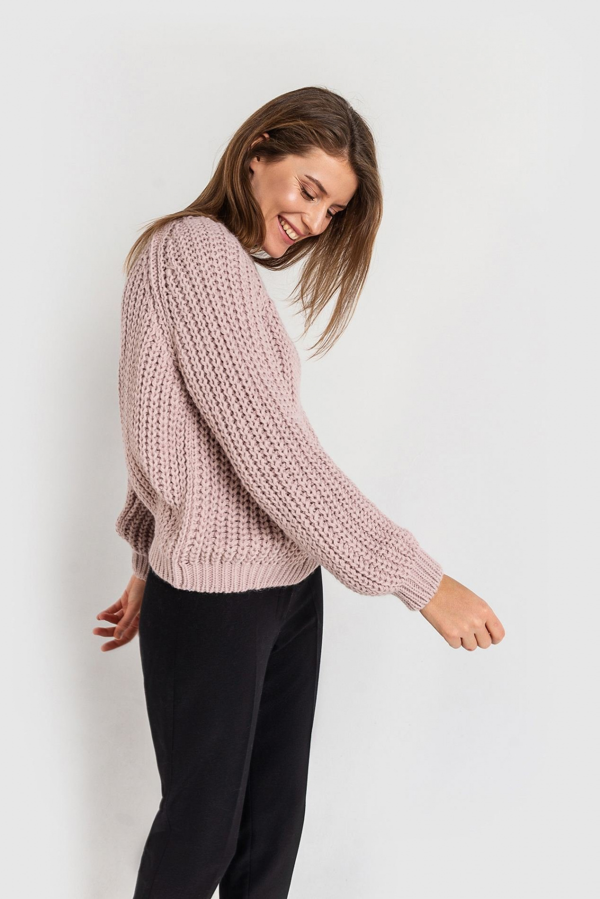 Джемпер VOVK модель 07083 фрезовий Фото