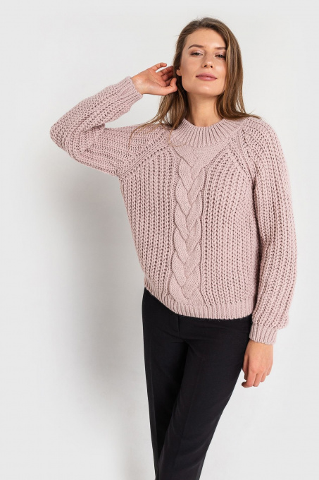 Джемпер VOVK модель 07083 фрезовий Фото