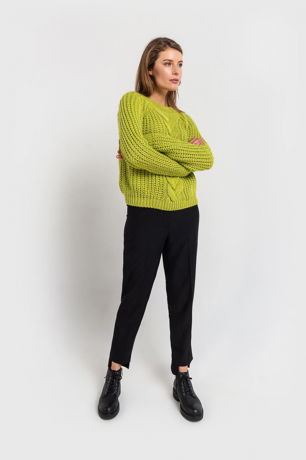 Джемпер VOVK модель 07085 фісташковий Фото