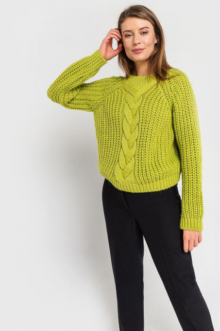 Джемпер VOVK модель 07085 фісташковий Фото