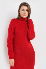 Платья VOVK модель 07256 червоний Фото